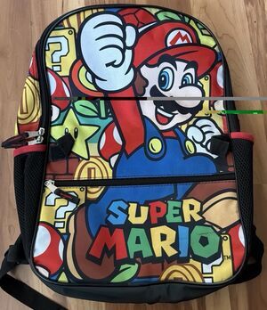 Super Mario Bros School Backpack Nintendo Kids